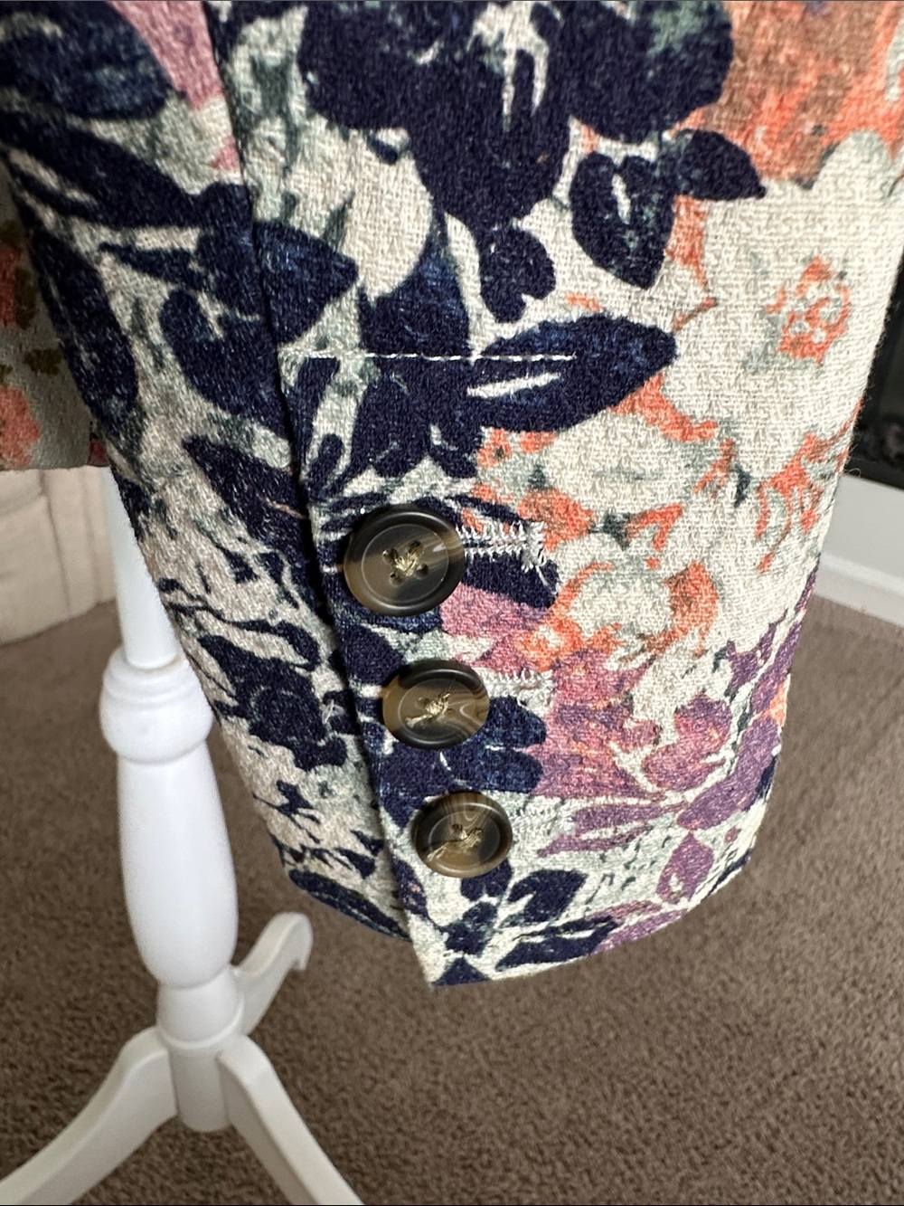 Sundance Floral Tapestry Multicolor Blazer Jacket - Picture 5 of 9